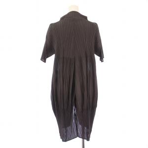 PLEATS PLEASE ISSEY MIYAKE イッセイミヤケ ワンピース 3 ダークグレー