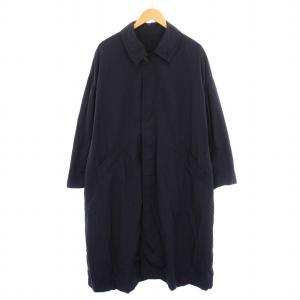 24SS タスランウェザーバルカラーコート ナイロン 38 ネイビー