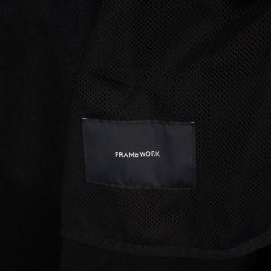 Framework 24SS タスランウェザーバルカラーコート ナイロン 38 ネイビー