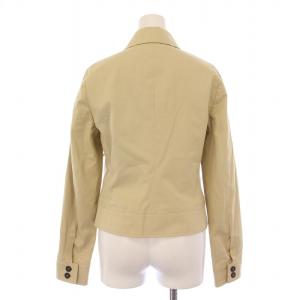 BURBERRY LONDON ステンカラージャケット アウター ジップアップ ショート丈 裏地ノバチェック F ベージュ /BB