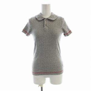 ポロシャツ カットソー 半袖 グレー AD2003 TJ-T077 /EE