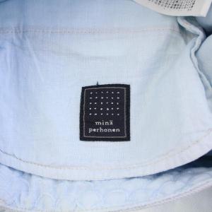 mina perhonen 25SS always オールウェイズデニムパンツ リネン混