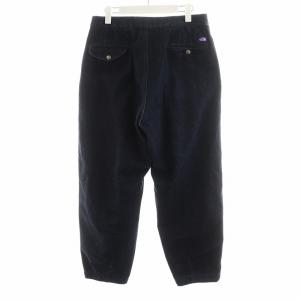 THE NORTH FACE PURPLE LABEL デニム ワイド テーパード パンツ Denim Wide Tapered Pants ロゴ 30 紺 ネイビー