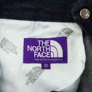 THE NORTH FACE PURPLE LABEL デニム ワイド テーパード パンツ Denim Wide Tapered Pants ロゴ 30 紺 ネイビー
