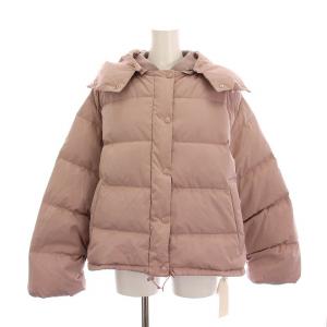 ショートダウン ジャケット フード付き アウター F ピンク SWFC175007 /YM