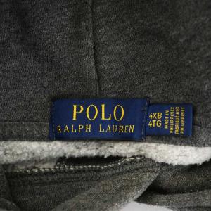 POLO RALPH LAUREN ポロベア パーカー プルオーバー コットン 4XB グレー 711733855001 /AN38