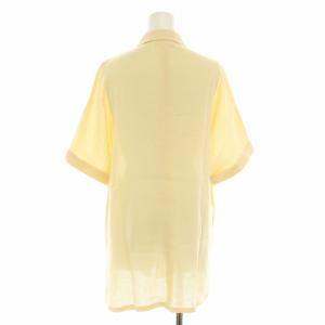 Max Mara セットアップ 上下 シャツ ブラウス 半袖 イージーパンツ ワイドパンツ 麻 リネン 38 ベージュ /YT