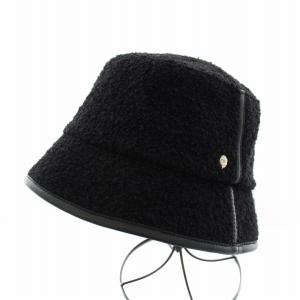 モニーク Monique バケットハット ウール ONE SIZE 黒 ブラック /YT