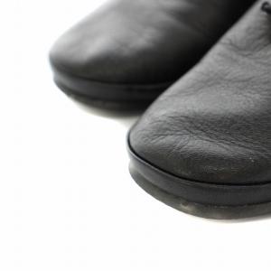 CAMPER オールライト Alright パンプス ラウンドトゥ チャンキーヒール レザー レースアップ 38 24.0cm