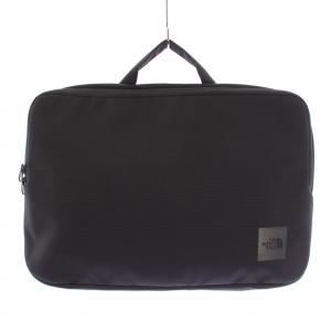 シャトルラップトップブリーフケース ビジネスバッグ PCケース ハンドバッグ ナイロン ロゴ 黒 ブラック
