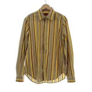 シャツ ブラウス 長袖 ストライプ柄 48 マルチカラー /OR
