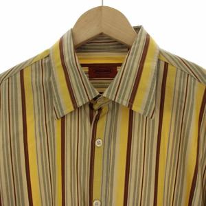 MISSONI シャツ ブラウス 長袖 ストライプ柄 48 マルチカラー /OR