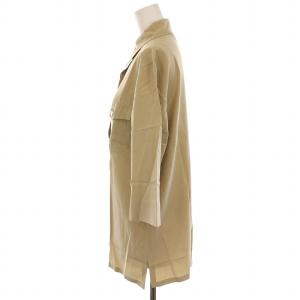 Max Mara セットアップ 上下 七分袖 シャツ ロングパンツ 40 シルク混 40 ベージュ /YM