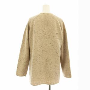 MAX MARA WEEKEND LINE ニット セーター 長袖 Vネック ウール カシミヤ混 M ベージュ /KU