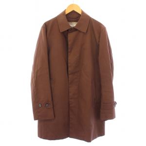ステンカラーコート アウター ミドル丈 40 茶 ブラウン /BB