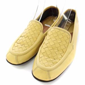 ローファー イントレチャート レザー 36.5 イエロー 14141425 /TK