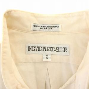 INDIVIDUALIZED SHIRTS オックスフォード シャツ BD ボタンダウン バンドカラー 15 白系 /OR