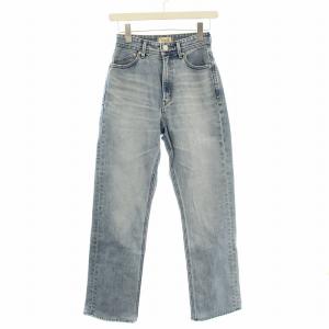 LOUISE デニムパンツ 57134211 USED加工 ジーンズ 22 水色 ライトブルー /G