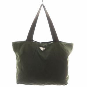 【PRADA】トートバッグ ロゴジャガード 三角ロゴプレート リボン 黒色 ヴィンテージ ジャガードロゴ トートバッグ ショルダーバッグ