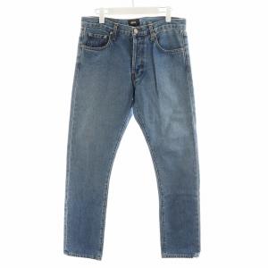 デニムパンツ ジーンズ ジーパン ボタンフライ 32 青 ブルー /AN39