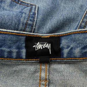 STUSSY デニムパンツ ジーンズ ジーパン ボタンフライ 32 青 ブルー /AN39