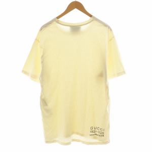 GUCCI 19AW Tシャツ カットソー 半袖 ロゴ XL アイボリー 548334 /AN34
