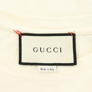 GUCCI 19AW Tシャツ カットソー 半袖 ロゴ XL アイボリー 548334 /AN34