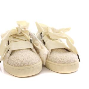 PUMA バスケットハートテディ BASKET HEART TEDDY WMNS ボア スニーカー ローカット シューズ