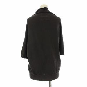 Y's ヨウジヤマモト カーディガン ドルマンスリーブ 変形 半袖 2 グレー YP-T25-376 /OR