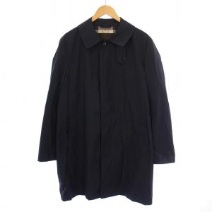 ステンカラーコート ロング ナイロン L ネイビー G1A91-304-29 /BM