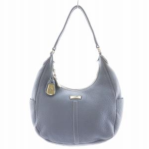 ハンドバッグ ワンショルダーバッグ レザー 水色 ライトブルー /AN7