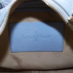 COLE HAAN ハンドバッグ ワンショルダーバッグ レザー 水色 ライトブルー /AN7