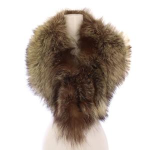 SAGA FOX 銀サガ ティペット フォックスファー 毛皮 茶 ブラウン /BB