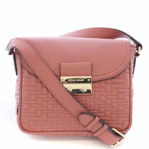 ショルダーバッグ ロックキルト レザー ピンク /TK