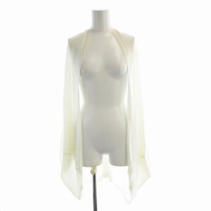 カーディガン ロング ドルマンスリーブ 長袖 38 白 ホワイト 08175472 /EE