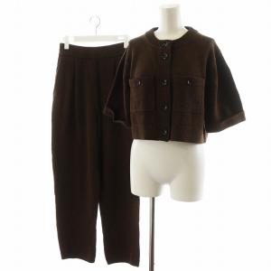 24AW HALF SLEEVE KNIT TOPS ＆ PANTS SET セットアップ ニット 半袖