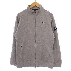 ブルゾン ジャケット ジップアップ ロゴ 6 グレー 158-7162201 /BM