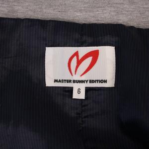MASTER BUNNY ブルゾン ジャケット ジップアップ ロゴ 6 グレー 158-7162201 /BM