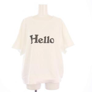 23SS HELLO SWEAT S/S URAKE 01 ホワイト