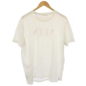 VALENTINO Tシャツ カットソー 半袖 ロゴ プリント L 白 赤 0000045669 /TK