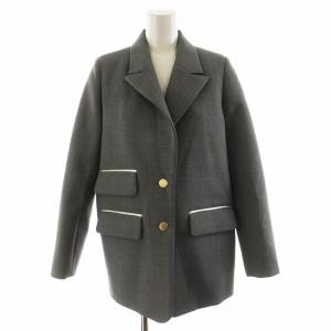 shirocon チャンキーテーラージャケット 36 グレー SC25-24022AW