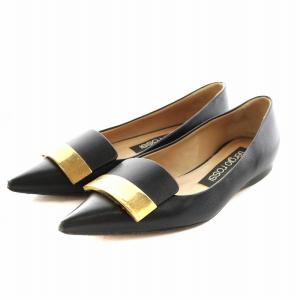 Sr1 パンプス ポインテッドトゥ 35 ブラック A78960