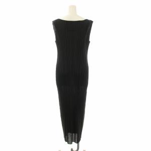 PLEATS PLEASE ISSEY MIYAKE イッセイミヤケ ワンピース プリーツ 3 ブラック PP55-JH105