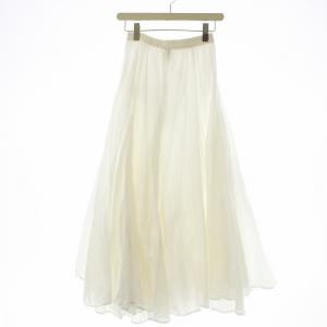 mizuiro ind mizuiroind ボリュームフレアスカート ロング F 白 ホワイト 3-26001031 /OR