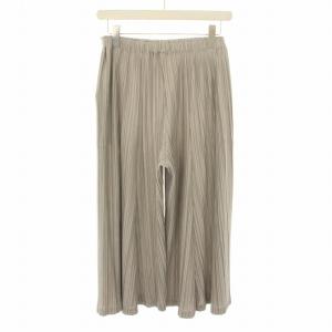 PLEATS PLEASE ISSEY MIYAKE イッセイミヤケ プリーツパンツ 2 グレー PP71-JF535