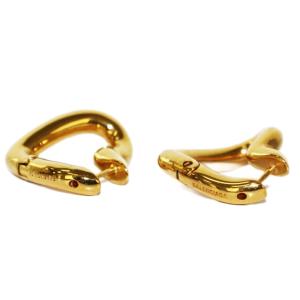 BALENCIAGA ハートピアス ワンタッチピアス ゴールドカラー /KH OH