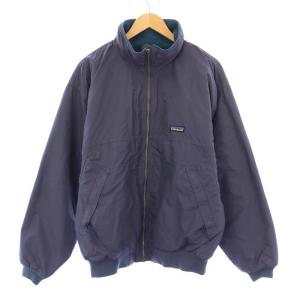 90s シェルドシンチラジャケット スタンドカラー アウター ジップアップ ショート丈 ロゴ ワンポイント