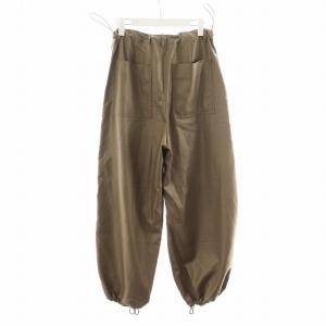 IENA 24AW ブライト パラシュートパンツ ジョガーパンツ 38 茶 ブラウン 24030900404130