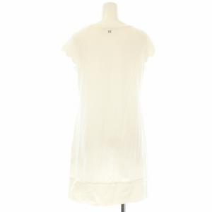 MAX MARA WEEKEND LINE ワンピース チュニック ミニ 刺繍柄 半袖 M 白 ホワイト 59410321050 /OR