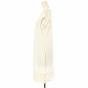 MAX MARA WEEKEND LINE ワンピース チュニック ミニ 刺繍柄 半袖 M 白 ホワイト 59410321050 /OR